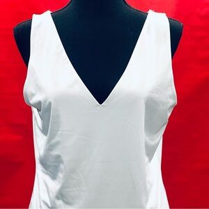 LOLA GRACE x Versona White Blouse Bodysuit XL NEW